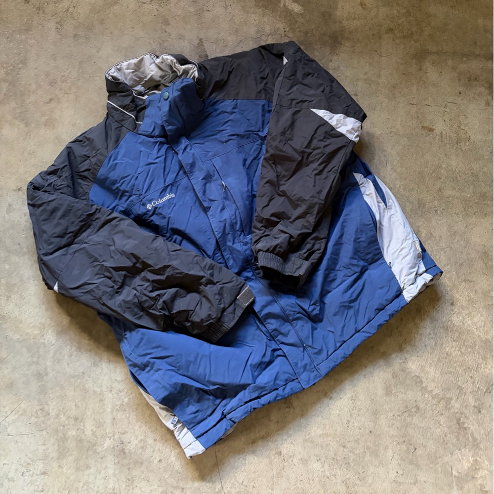 Columbia Gray and Black Insulated Jacket